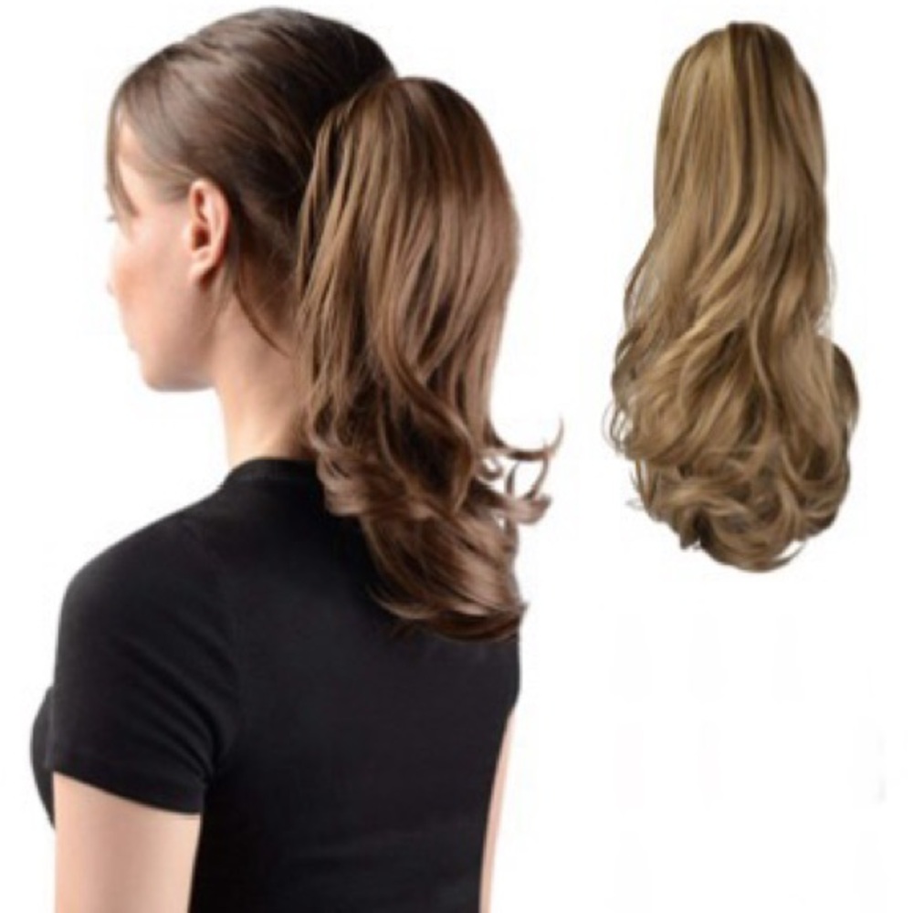 Elegant Brown Hair Extension Clip 13’